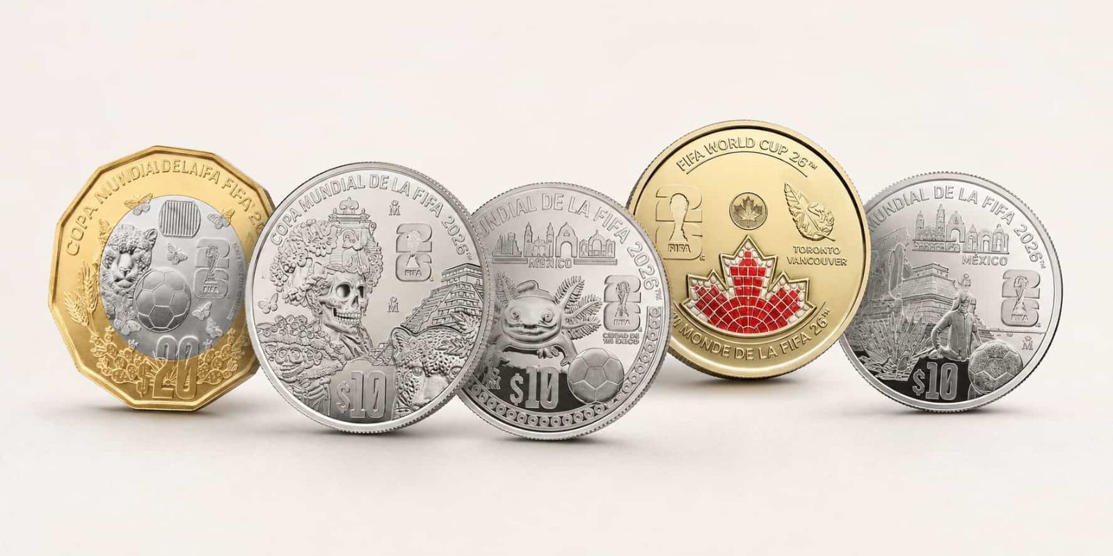 Monedas del Mundial 2026