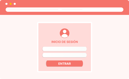 Introducir las credenciales registradas
